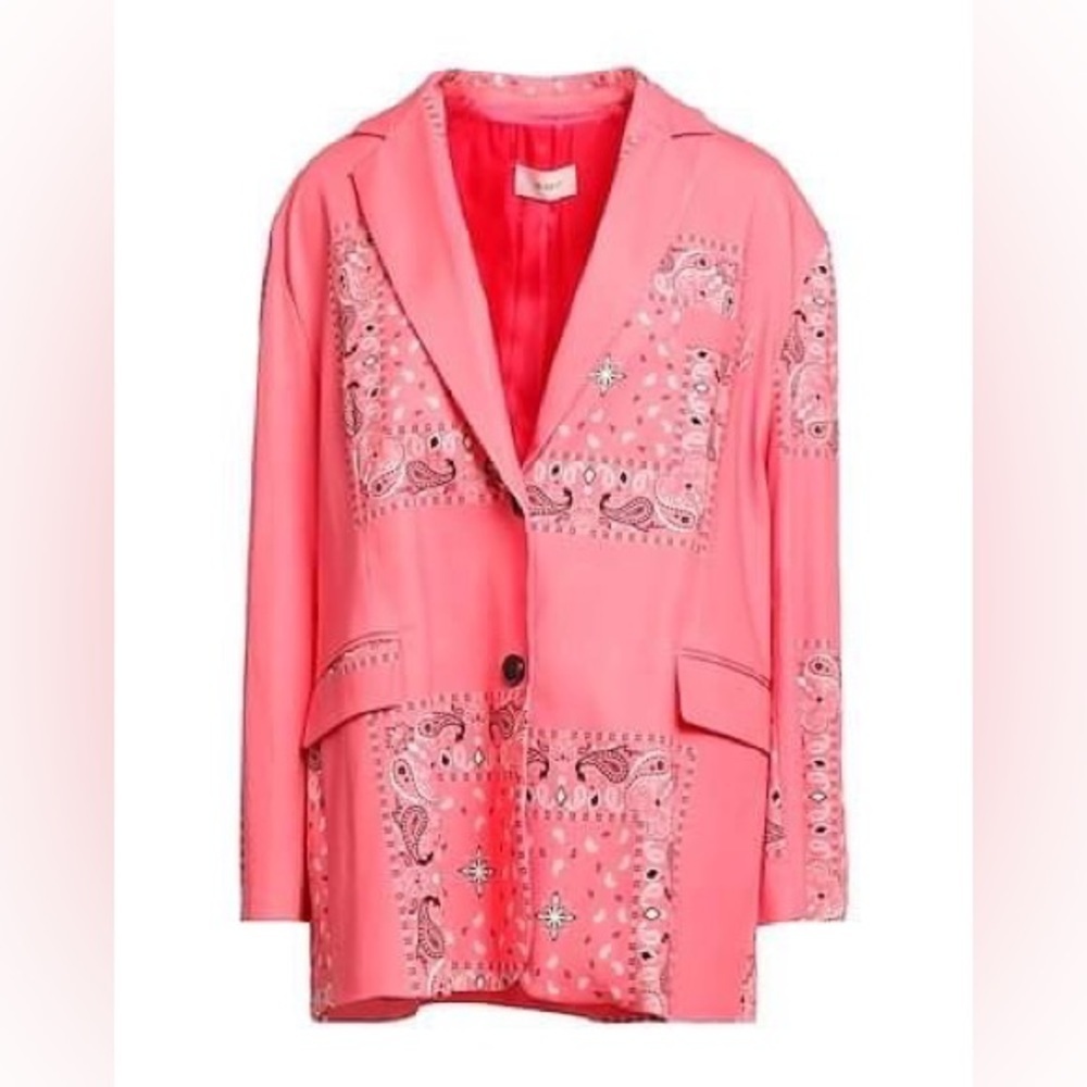 Vicolo pink suit jacket size medium unique‎